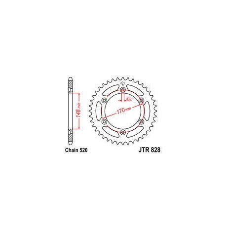 ZĘBATKA JT TYŁ JTR828.44