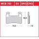 KLOCKI HAMULCOWE LUCAS MCB703