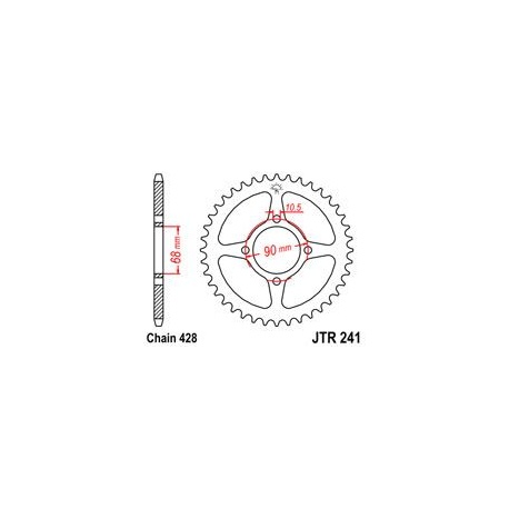 ZĘBATKA JT TYŁ JTR241.43