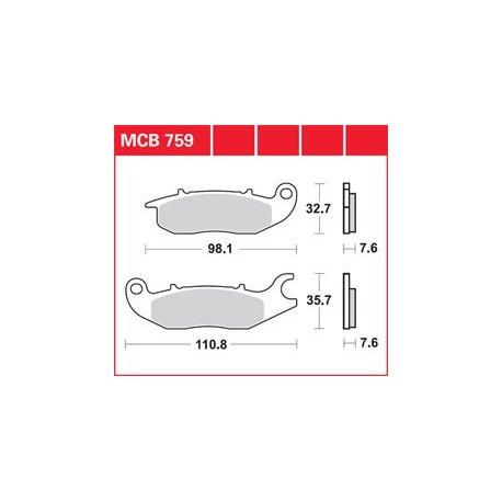 KLOCKI HAMULCOWE LUCAS MCB759