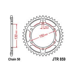 ZĘBATKA JT TYŁ JTR859.47