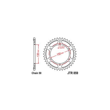 ZĘBATKA JT TYŁ JTR859.47