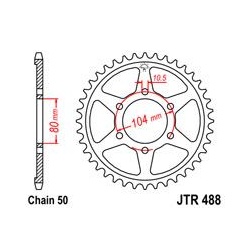 ZĘBATKA JT TYŁ  JTR488.38