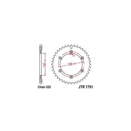 ZĘBATKA JT TYŁ JTR1791.43