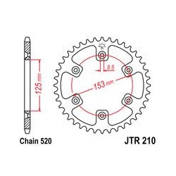 ZĘBATKA JT TYŁ JTR210.51