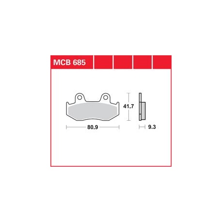 KLOCKI HAMULCOWE LUCAS MCB685