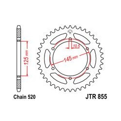 ZĘBATKA JT TYŁ JTR855.46