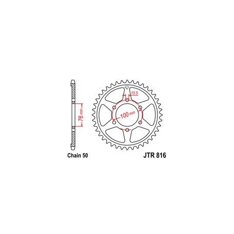 ZĘBATKA JT TYŁ JTR816.43