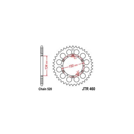 ZĘBATKA JT TYŁ JTR460.47