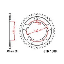 ZĘBATKA JT TYŁ JTR1800.40