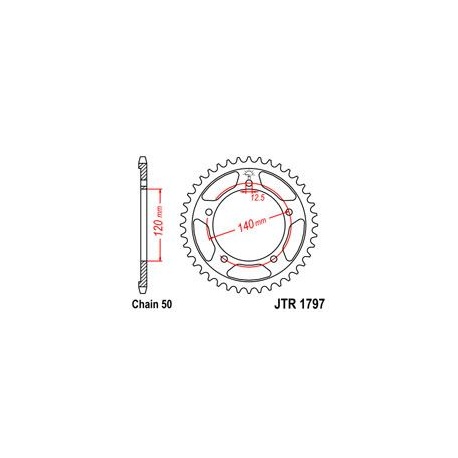 ZĘBATKA JT TYŁ JTR1797.41