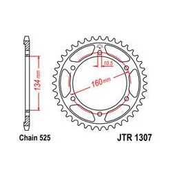 ZĘBATKA JT TYŁ JTR1307.42