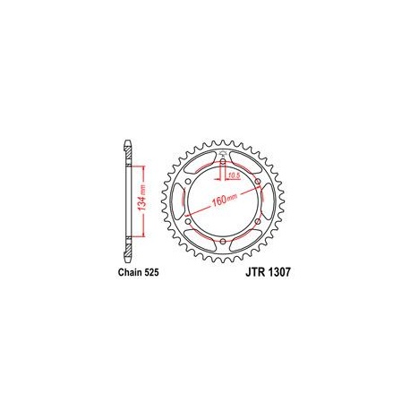 ZĘBATKA JT TYŁ JTR1307.42