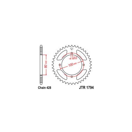 ZĘBATKA JT TYŁ JTR1794.45