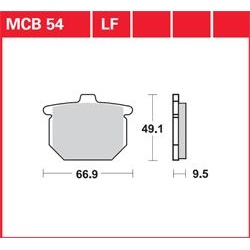 KLOCKI HAMULCOWE LUCAS MCB054