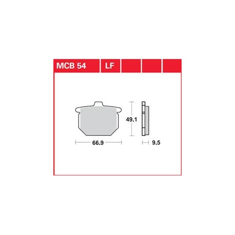 KLOCKI HAMULCOWE LUCAS MCB054