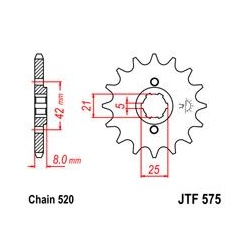 ZĘBATKA JT PRZÓD JTF575.15