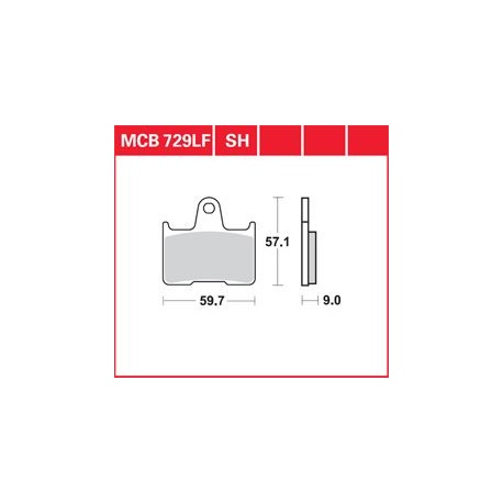 KLOCKI HAMULCOWE LUCAS MCB729