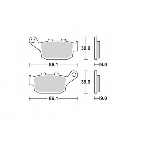 KLOCKI HAMULCOWE TRW MCB841