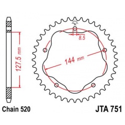 ZĘBATKA JT TYŁ JTA751,42