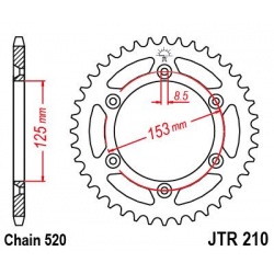 ZĘBATKA JT TYŁ JTR210,48