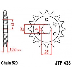 ZĘBATKA JT PRZÓD JTF438,15