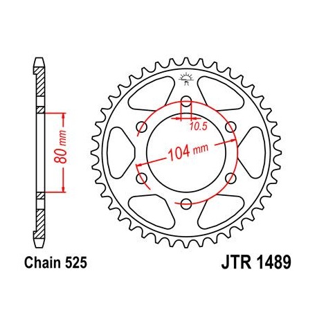 ZĘBATKA JT TYŁ JTR1489,39