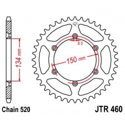 ZĘBATKA JT TYŁ JTR460,48