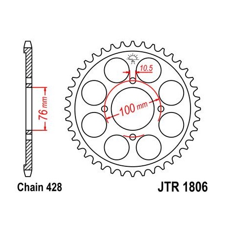 ZĘBATKA JT TYŁ JTR1806,56