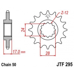 ZĘBATKA JT PRZÓD JTF295,16