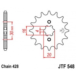 ZĘBATKA JT PRZÓD JTF548,13