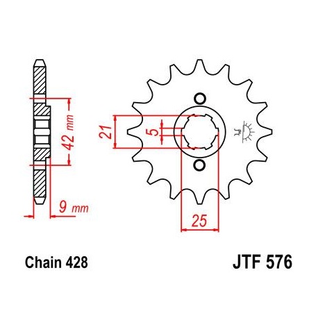 ZĘBATKA JT PRZÓD JTF576,15