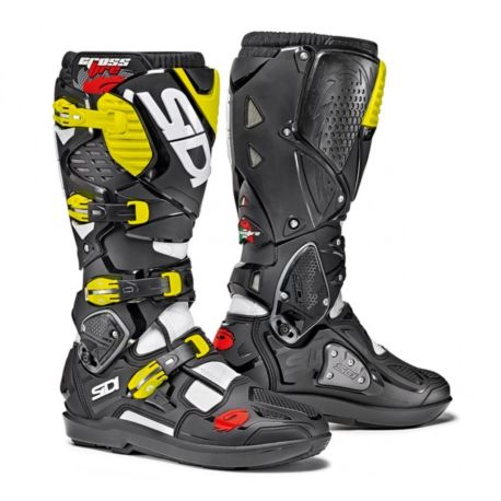 BUTY SIDI CROSSFIRE 3 WHITE BLACK YELLOW FLUO 43