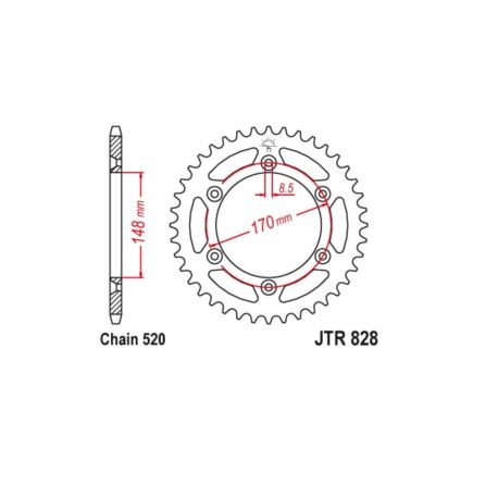 ZĘBATKA TYŁ JTR828.47