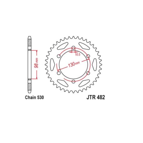 ZĘBATKA TYŁ JT JTR482,42