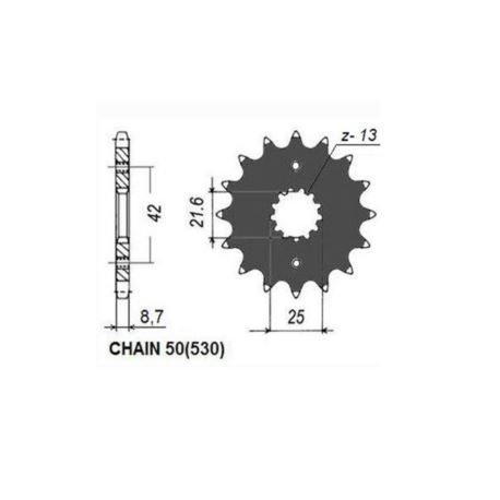 ZĘBATKA PRZÓD SUNSTAR SUNF511-15