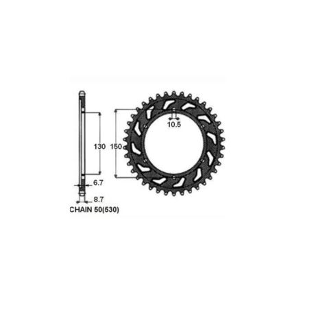 ZĘBATKA NAPĘDOWA SUNSTAR 1-5601-47