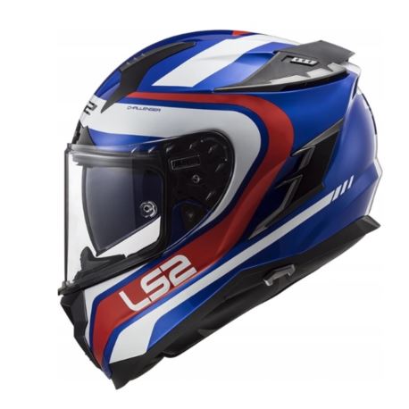 KASK LS2 FF327 CHALLENGER FUSION BLUE RED XXL