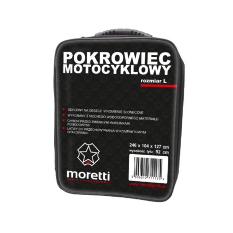 POKROWIEC NA MOTOCYKL MORETTI 246X127X93cm