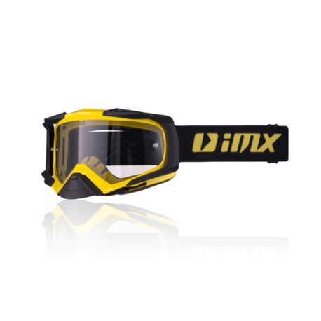 GOGLE IMX DUST YELLOW/BLACK MATT 2 SZYBY