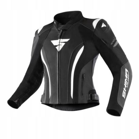 KURTKA DAMSKA SKÓRZANA SHIMA MIURA 2.0 BLK/WHT 40