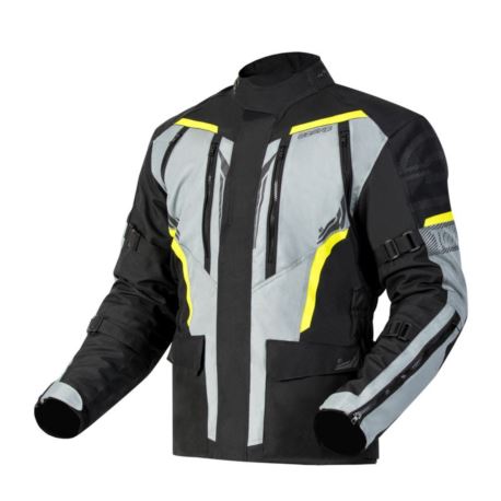 KURTKA TEKSTYLNA OZONE TOUR III BLK/GREY/FLUO 9XL