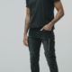 SPODNIE JEANS REBELHORN VANDAL TWILL BLACK W34L32