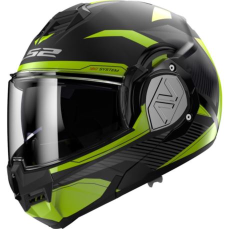 KASK LS2 FF906 ADVANT REVO BLACK H-V YELLOW 3XL