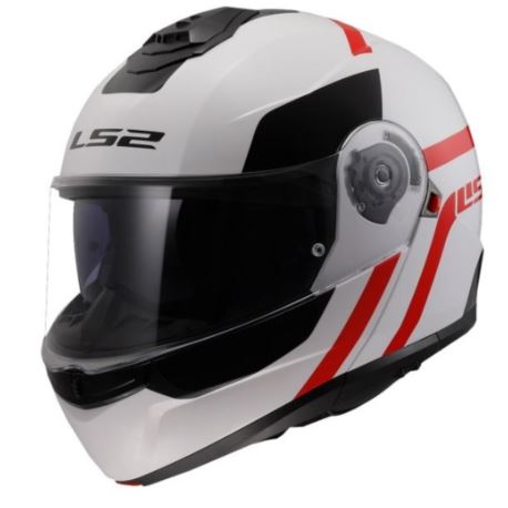 KASK LS2 FF908 STROBE II AUTOX WHITE RED XXL