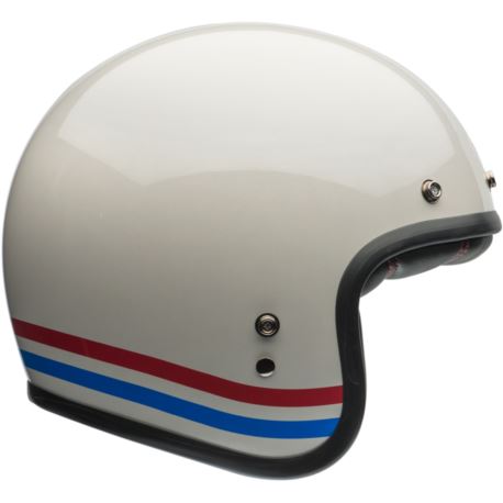 KASK BELL CUSTOM 500 STRIPES PRL PEARL WHITE M