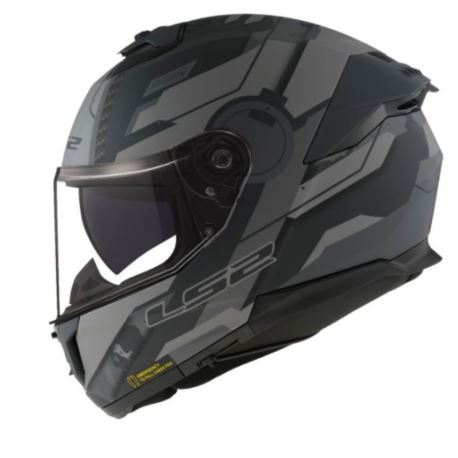 KASK LS2 FF808 STREAM II SHADOW M. TITAN GREY L