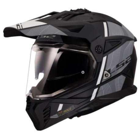 KASK LS2 MX702 PIONEER II HILL MATT BL. WHITE S