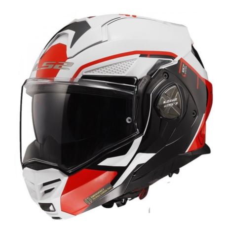 KASK LS2 FF901 ADVANT X METRYK WHITE RED XL