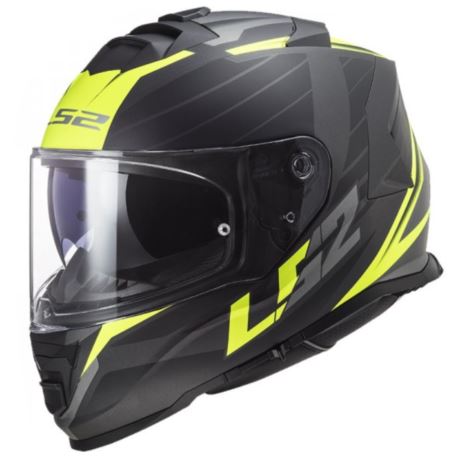 KASK LS2 FF800 STORM II NERVE M.BL. H-V YELLOW L